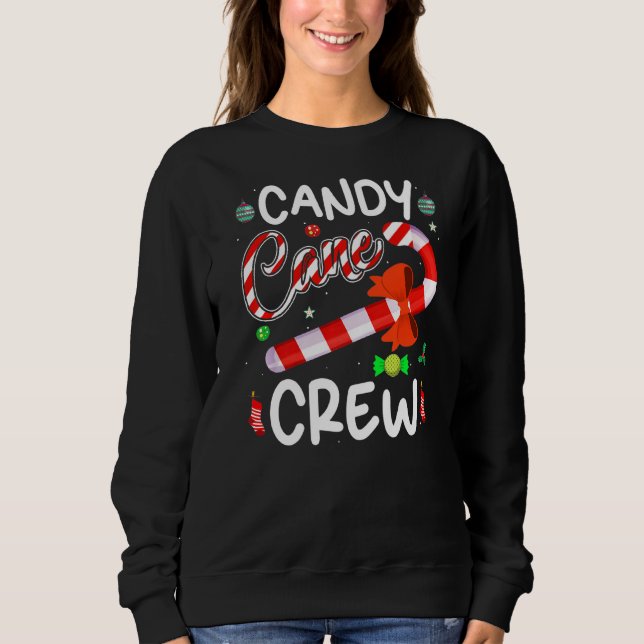 Camiseta Xmas Candy Canes Creme Candy X Mas (Frente)