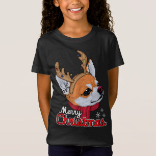 Camiseta Xmas Chihuahua - Cães Chiwawa Animal Dog Pet