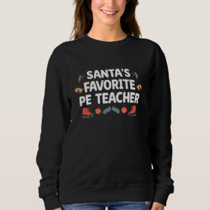Camiseta Xmas de Educação Física de Professores de PE Favor