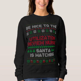 Camiseta Xmas Gift Utilization Review Enfermeira Ugly Sweat