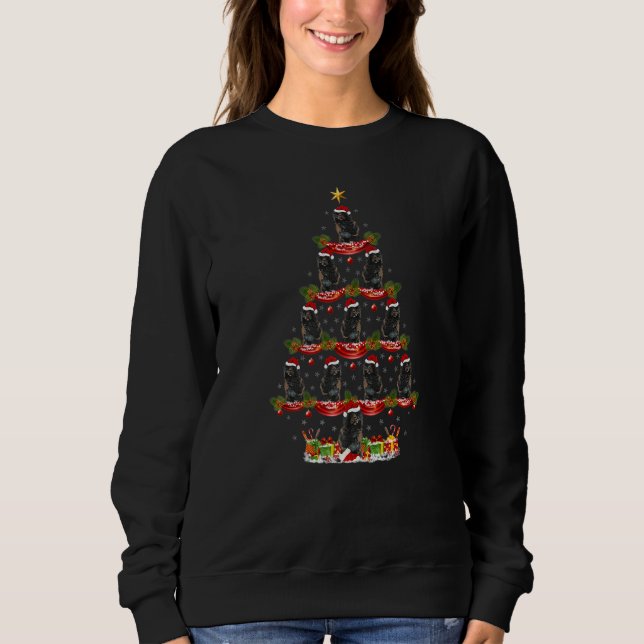 Camiseta Xmas Holiday  Santa Portuguese Water Dog Christmas (Frente)