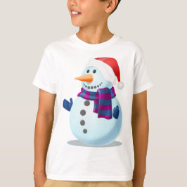 Camiseta Xmas Kids Sweatshirt-Snowman Design