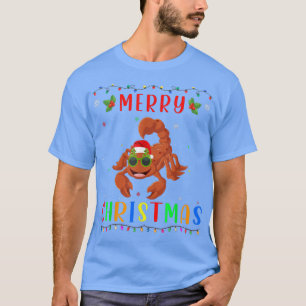 Camiseta Xmas Light Scorpion Design Matching Christmas Paja