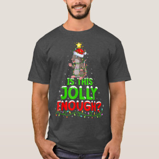 Camiseta Xmas Lighting É Jolly Suficiente No Natal T