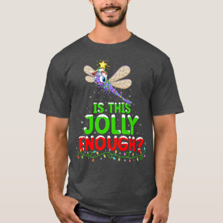 Camiseta Xmas Lighting É Um Dragonfly Suficiente Para O Gat