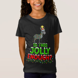 Camiseta Xmas Lighting É Um Feliz Natal Suficiente