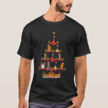 Camiseta Xmas Lighting Santa Hat Music Instruments Christma<br><div class="desc">Xmas Lighting Santa Hat Music Instrumentos Árvore de Natal</div>