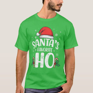 Camiseta Xmas Men Women Christmas Pajamas Santas Favorite H
