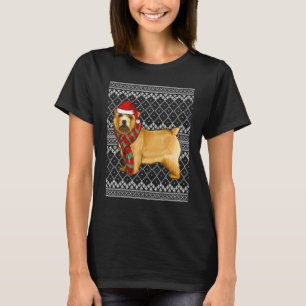 Camiseta Xmas Norwich Terrier Santa Claus Hat Ugly Christma