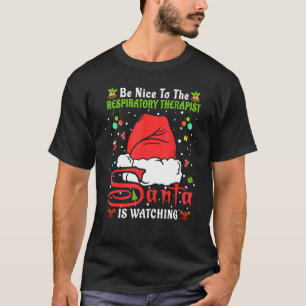 Camiseta Xmas Pajamas Seja Bonito Com O Terapêutico Respira