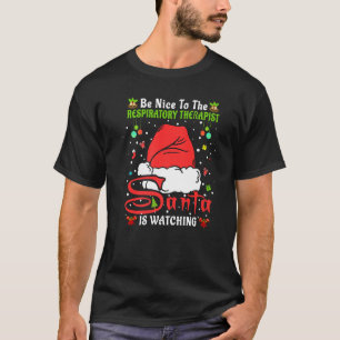 Camiseta Xmas Pajamas Seja Bonito Com O Terapêutico Respira