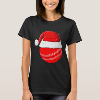 Camiseta Xmas Santa Hat Christmas Cricket