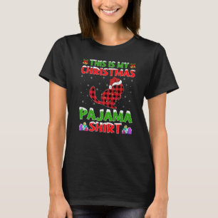 Camiseta Xmas Santa Hat Este É Meu Chinchillas Natal Pa