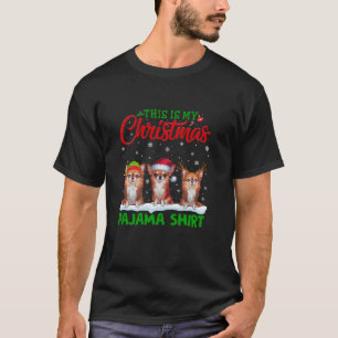 Camiseta Xmas Santa Hat Reindeer Chihuahua Dog Natal Pa