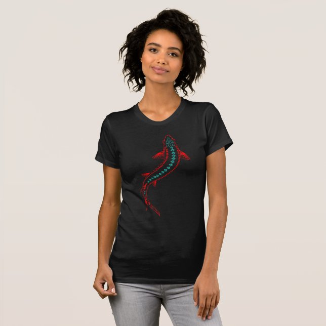 CAMISETA - XMAS STURGEON TRIBAL FISH - STURGEON NADOR (Frente Completa)