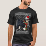 Camiseta Xmas Tibetan Terrier Santa Claus Hat Ugly Christma<br><div class="desc">Xmas Tibetan Terrier Santa Claus Hat Ugly Christmas</div>