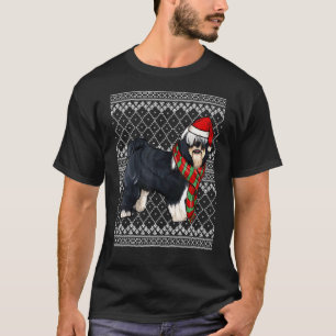 Camiseta Xmas Tibetan Terrier Santa Claus Hat Ugly Christma