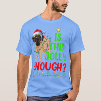 Camiseta Xmas Tree É Jolly O Suficiente Para Mastiff Chr