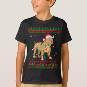Camiseta Xmas Ugly Sweater Luzes De Natal Pitbull Cog Lov
