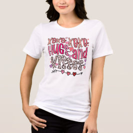 Camiseta XOXO Abraços e Beijos Dia dos Namorados