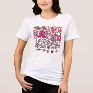 Camiseta XOXO Abraços e Beijos Dia dos Namorados