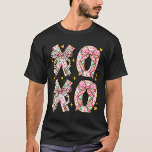 Camiseta Xoxo Abraços E BeijosCorações Amor Coquete Dia Dos