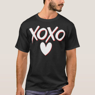 Camiseta XOXO Amor ao Dia de os namorados 1