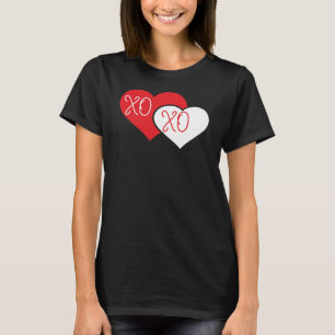 Camiseta XOXO, Coração de São Valentim