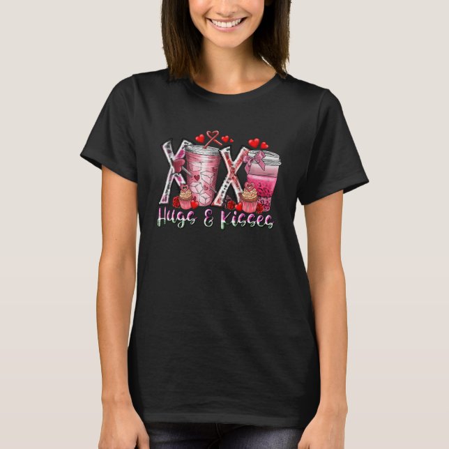 Camiseta Xoxo Hugs e Kisses Western Bebes Café Valenti (Frente)