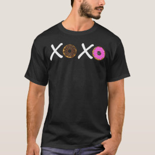Camiseta Xoxo Rosquinha Heather Raspberry Dia dos Namorados