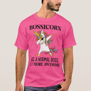 Camiseta XQDl Bossicorn Como Um Chefe Normal Dabbing