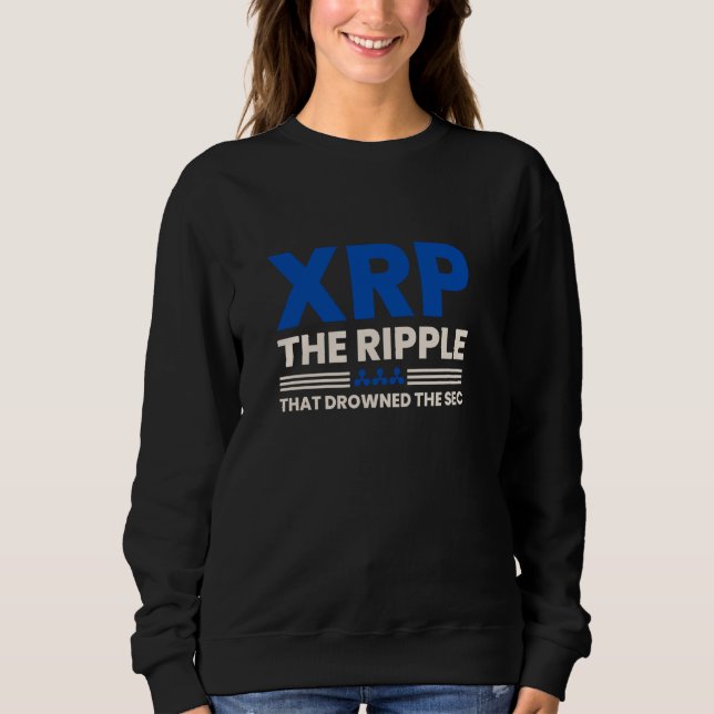 Camiseta XRP - A réplica que afogou a cripta Engraçada da S (Frente)