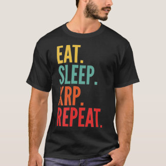 Camiseta Xrp Crypto, Coma Repetição Xrp Do Sono