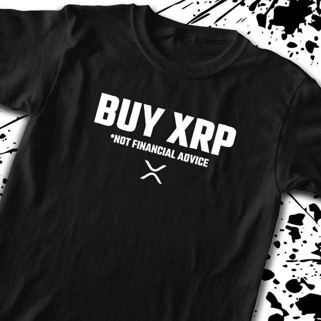 Camiseta XRP Crypto Memory Not Financial Advice Dispenser (Criador carregado)