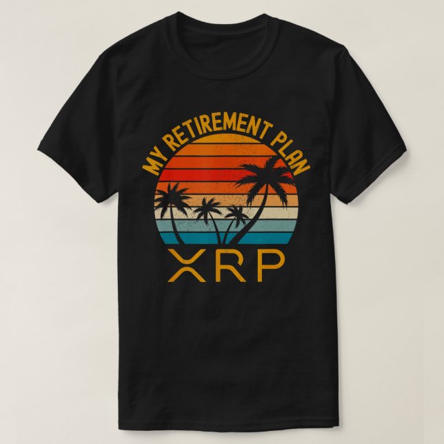 Camiseta XRP Crypto Merchandise Meu Plano de Reforma 2 (Frente do Design)