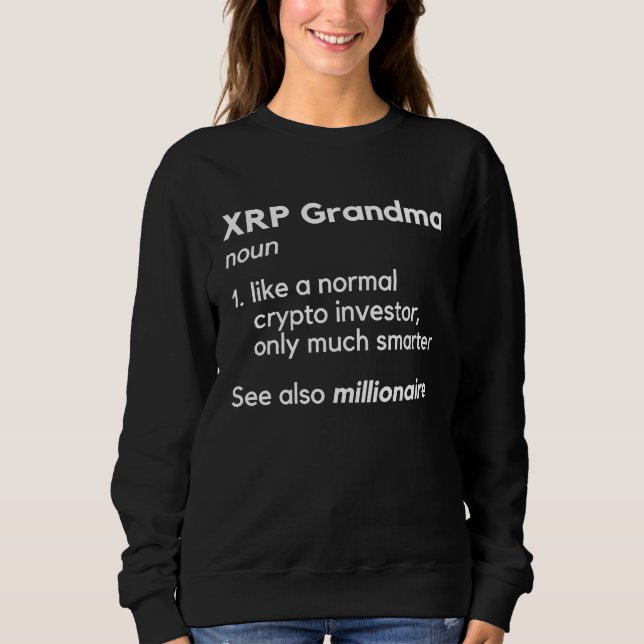Camiseta XRP Grandma Crypto (Frente)