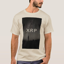 Camiseta xrp, ondinha, tshirt do logotipo do céu da areia