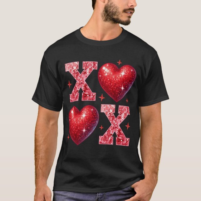 Camiseta X's e O's Sparkly (Frente)