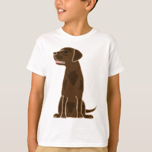 Camiseta XX- cão de filhote de cachorro de labrador