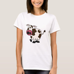 Camiseta XX- design engraçado da vaca