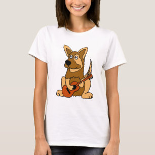 Camiseta XX- filhote de cachorro do german shepherd que