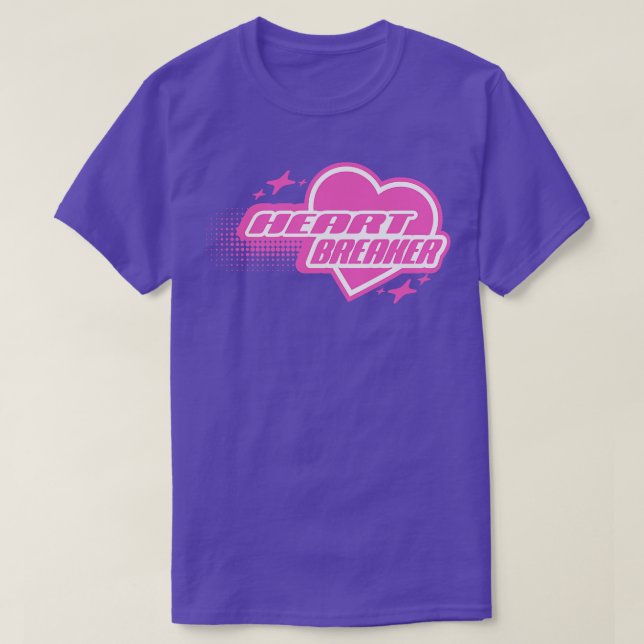 Camiseta Y2k Coração Rosa (Frente do Design)