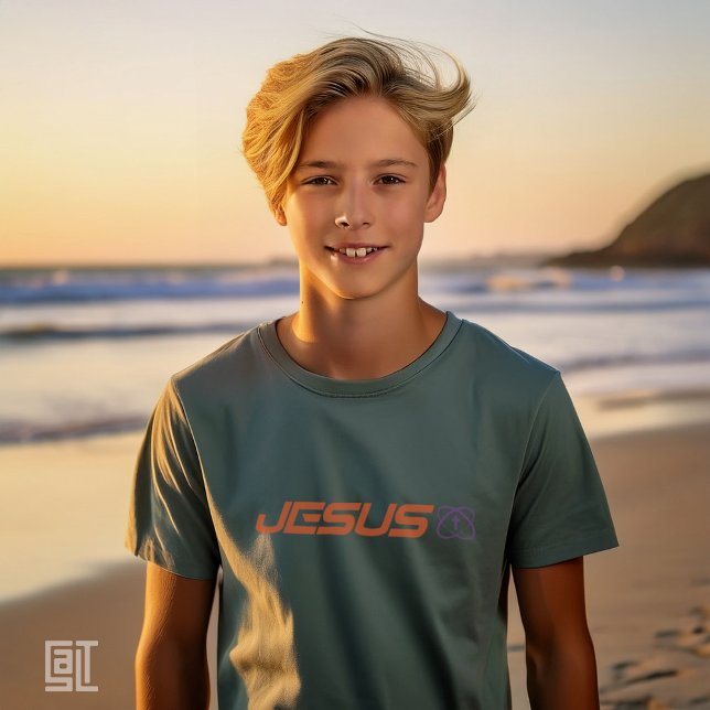 Camiseta Y2K Jesus Spherical Cross Christian Inspirational (Criador carregado)
