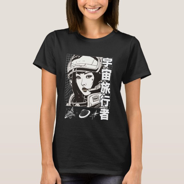 Camiseta Y2K Space Pilot Starfighter Warrior (Frente)