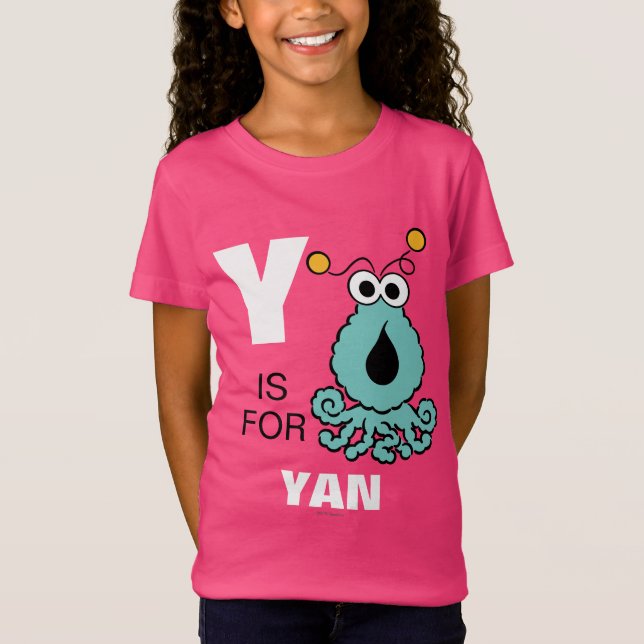 Camiseta Y é para Yip-Yips | Adicione seu nome (Frente)
