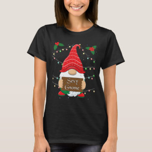 Camiseta Y Gnomo Matching Family Natal pijamas X mas Ho