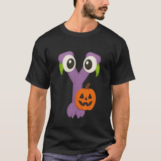 Camiseta Y Monster Eyes Halloween Pumpkin Fun