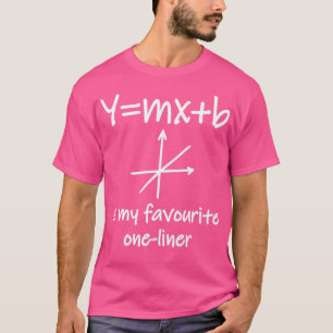 Camiseta Y MX B para Professores de Matemática e Estudantes