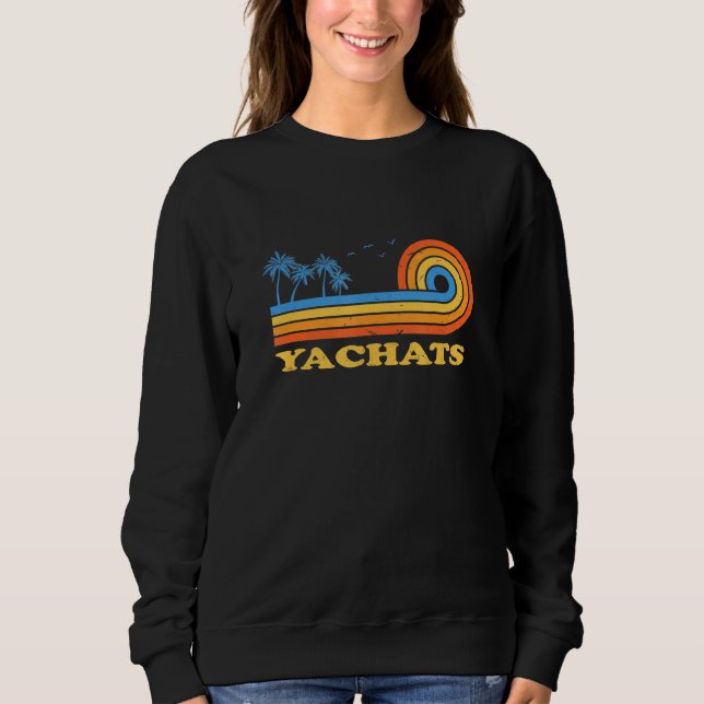 Camiseta Yachats Oregon Summer Ou Tropical Yachatian Floral (Frente)