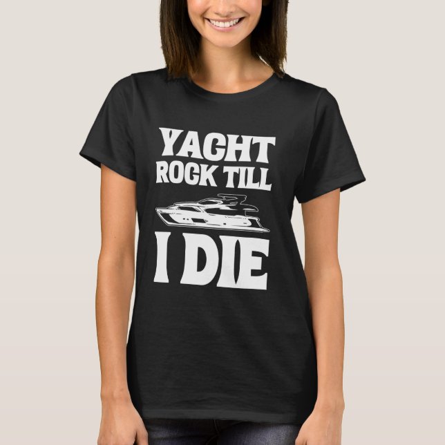 Camiseta Yacht Capitão Yacht, Engraçado Membro da tripulaçã (Frente)